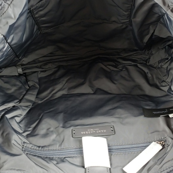 Marc Jacobs Quilted Nylon Tote Dark Grey - Picture 7 of 8